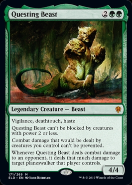 Questing Beast Throne of Eldraine